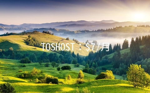 TOSHOST：$7/月XEN-4GB/40G SSD/1TB 凤凰城