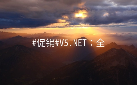 #促销#V5.NET：全新上线美国云服务器，首单七折，100M带宽，BGP+CN2，月付35元起