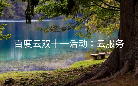 百度云双十一活动:云服务器99元/年起