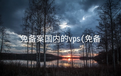 免备案国内的vps(免备案香港vps租用如何选择)