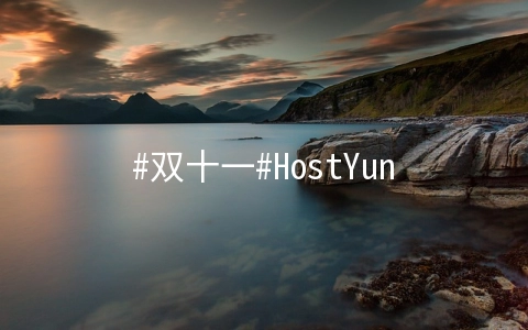 #双十一#HostYun：韩国CN2+BGP线路512M套餐月付12.8元起，带宽20M-40M