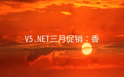 V5.NET三月促销：香港CN2服务器限量7折,双E5-2630L/32GB/1T SSD/10M月付625元
