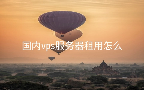 国内vps服务器租用怎么选择 vps租用与服务器租用的区别