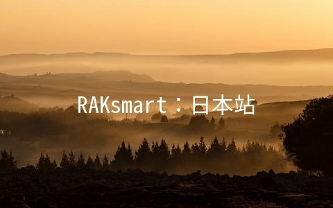 RAKsmart：日本站群上线，E3-1230/253 IP仅售$231，日本/美国站群首月半价