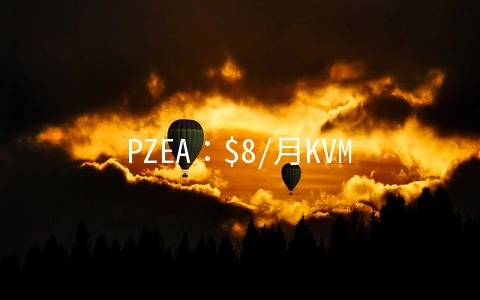 PZEA：$8/月KVM-512MB/20GB/300GB 香港&新加坡