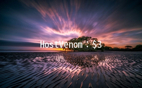 HostVenom：$3.4/月KVM-512MB/15G SSD/1TB 芝加哥