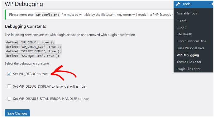 WP Debugging插件使用教程