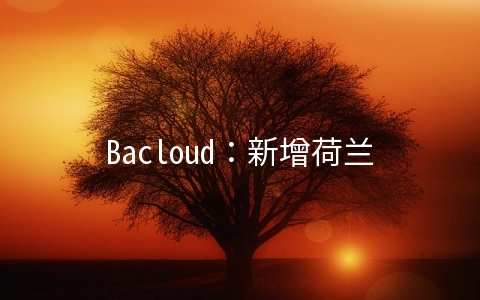 Bacloud：新增荷兰机房/八五折/支持支付宝/芝加哥&立陶宛等