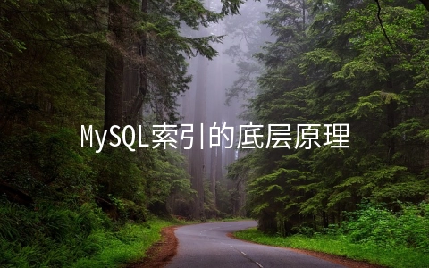 MySQL索引的底层原理怎么理解