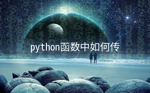 python函数中如何传递参数位置 - 编程语言