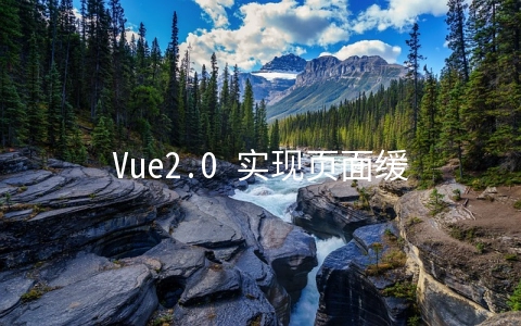 Vue2.0 实现页面缓存和不缓存的方式 - web开发