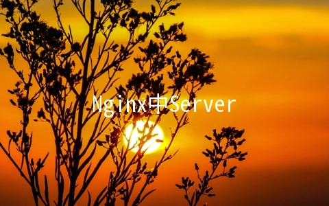 Nginx中Server和Location的匹配逻辑是什么 - 大数据